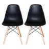 Kit com 2 Cadeiras Charles Eames Eiffel Preto - 5