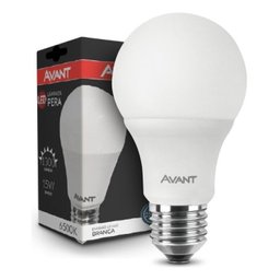 Kit 10 Lâmpadas Bulbo 15w Branco Frio E27 Avant - 4