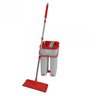 MOP Multiuso WAP Duplo Compacto com Sistema Dreno, Lava e Seca com Pano de Microfibra Cinza/Vermelho - 2