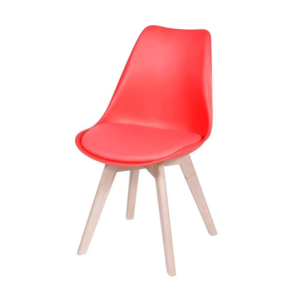 Kit de 2 Cadeiras Prizi Wood E75-vermelha - 3