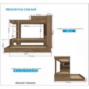 Ver imagem 3 de Treliche 3 Nichos com Baú Plus Santos Andirá