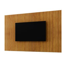 Painel Versa Ripado 135 Cm por 218 Cm Mdf e Mdp Naturalle - 1