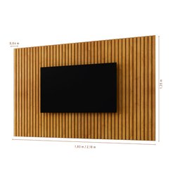 Painel Versa Ripado 135 Cm por 218 Cm Mdf e Mdp Naturalle - 7