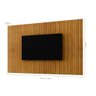 Painel Versa Ripado 135 Cm por 218 Cm Mdf e Mdp Naturalle - 7