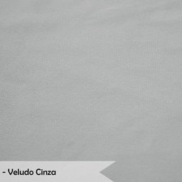Namoradeira Pétala 2 Lugares Decorativa Veludo Cinza - Montanaris Decor MD MONTANARIS DECOR - 7
