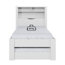Ver imagem 7 de Bicama Solteiro 97,5x215,6cm 3 Nichos com Baú Invicta Branco