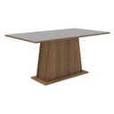 Ver imagem 6 de Conjunto Sala de Jantar Tampo de Madeira 6 Cadeiras Rustic/Cinza/Silver Cedro Madesa