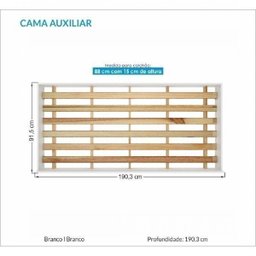 Cama Auxiliar Solteiro - 3
