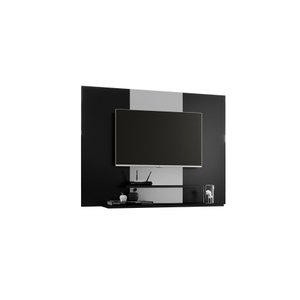 Painel para Tv até 50 Polegadas Suspenso Talento com 2 Prateleiras 91x120cm Preto/branco
