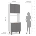 Ver imagem 4 de Cozinha 3 Peças 200 cm Pérola Yescasa