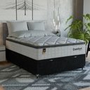 Ver imagem 7 de Cama Box Baú Viúva + Colchão Comfort Class Pillow Top Branco/suede Preto