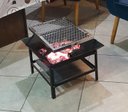 Ver imagem 5 de Churrasqueira Portátil 70cm +lareira Externa+ Mesa de Centro
