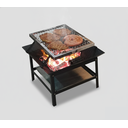 Ver imagem 1 de Churrasqueira Portátil 70cm +lareira Externa+ Mesa de Centro