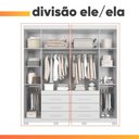 Ver mais imagens de Guarda Roupas Casal com Espelho 6 Portas 6 Gavetas Granada