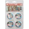 Kit rodas para skate 51x31mm em PU - Bel Sports - 2