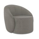 Ver imagem 6 de Sofá 3 Lugares Orgânico 180cm Morgan e 2 Poltronas Lua Suede Grafite D03 - D’Rossi
