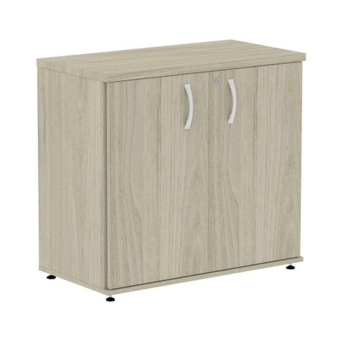 Armário Baixo P25 Pandin 80 Cm (largura) em Mdp Cor Castanheira Natural com 2 Portas 1 e Prateleira