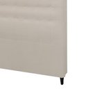 Ver imagem 2 de Cabeceira Dama New Plus Casal 1400mm Veludo Adar Off White - Simbal