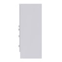 Ver imagem 5 de Cômoda Percasa 3 Gavetas 1 Porta 90,5cm MDP Branca com Corrediças Telescópicas