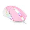 Mouse Gamer Redragon Centrophorus 2 Rosa Branco Rgb 7200dpi - 5
