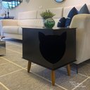 Ver imagem 1 de Casa Cama Pet para Gato Line Cat B900 -Preto Acetinado-Incorpet's