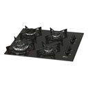 Ver imagem 1 de Fogão Cooktop 4q Fit Line Gás Tripla Chama Mesa Vidro Bivolt Fischer