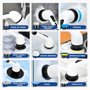 Ver imagem 4 de Esfregão Elétrico Versátil de Limpeza 360° Giratório