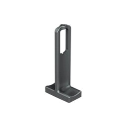 Suporte Topo Bastão Cabideiro Vesto 28x12mm Acabamento Supra Titânio Rometal 01 Unidade - 1