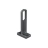 Suporte Topo Bastão Cabideiro Vesto 28x12mm Acabamento Supra Titânio Rometal 01 Unidade - 1