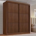 Ver imagem 7 de Guarda-Roupa MDF 2 Portas de Correr 3 Gavetas Milos Marrom/Castanho/Off White