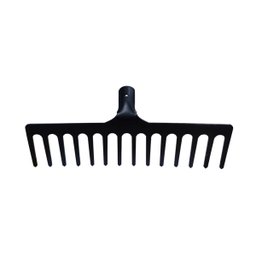 Kit 3 Ancinho de Aço 14 Dentes 35cm + Cabo Madeira 1,20m - 1