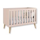 Ver imagem 2 de Berço Americano Mini Cama Retrô Rosa Theo Madeira Natural