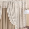Cortina Voial Bordado com Forro Varão Simples 3,00m X 2,50m Venetto Luxo - 3