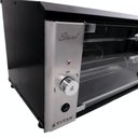 Ver imagem 6 de Churrasqueira Elétrica Vertical Titan Stand Bancada 2 Espetos 2100W 127V 1,7kg Madeira Preto sem
