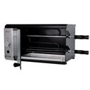 Ver imagem 3 de Churrasqueira Elétrica Vertical Titan Stand Bancada 2 Espetos 2100W 127V 1,7kg Madeira Preto sem
