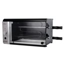 Ver imagem 1 de Churrasqueira Elétrica Vertical Titan Stand Bancada 2 Espetos 2100W 127V 1,7kg Madeira Preto sem