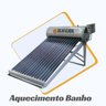 Aquecedor Solar a Vácuo Solar Global 20 Tubos 200litros Água de Poço até 08 Banhos Dia- Agua Tratada - 1