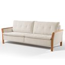 Ver imagem 2 de Sofá Living Fixo Flow 2m Molas Bonnel Espuma D28 - Bege