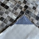Ver imagem 3 de Tapete de couro cinza chumbo 1,50x2,00 sem borda peça 5x5cm
