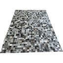 Ver imagem 1 de Tapete de couro cinza chumbo 1,50x2,00 sem borda peça 5x5cm
