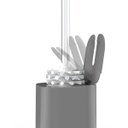 Ver imagem 7 de Conjunto 2 Escovas Sanitárias com Suportes para Banheiro Lavabo Polipropileno Dual ou Chumbo