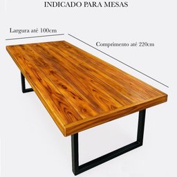 Bases Retangulares de Mesa Estilo Industrial 75x60cm Kit C/2un - Cobre - 4