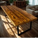 Ver imagem 2 de Bases Retangulares de Mesa Estilo Industrial 75x60cm Kit c/2un - Cobre