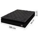 Ver imagem 5 de Cama Box com Baú Casal Preto + Colchão Casal D45 Espuma 138cm - Hellen