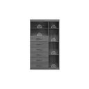 Ver imagem 6 de Guarda Roupa +cômoda 2 Peças Qc335 Jatoba/areia - Santos Andirá