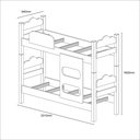 Ver imagem 3 de Beliche em Mdf Modelo Kenia Variedade de Cores:branco