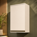 Ver imagem 1 de Armário Aéreo Cozinha Henn Connect 40cm 1 Porta MDF Suspenso Branco Organizador Modulado