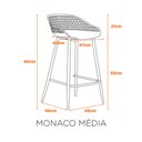 Ver imagem 5 de Banqueta Monaco Média