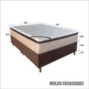 Ver imagem 2 de Colchão King Fiori Molas Ensacadas + Base 193x203x55