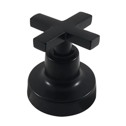 Acabamento Registro Preto Volante C-22 Abs ½, ¾ Padrão Deca - 1